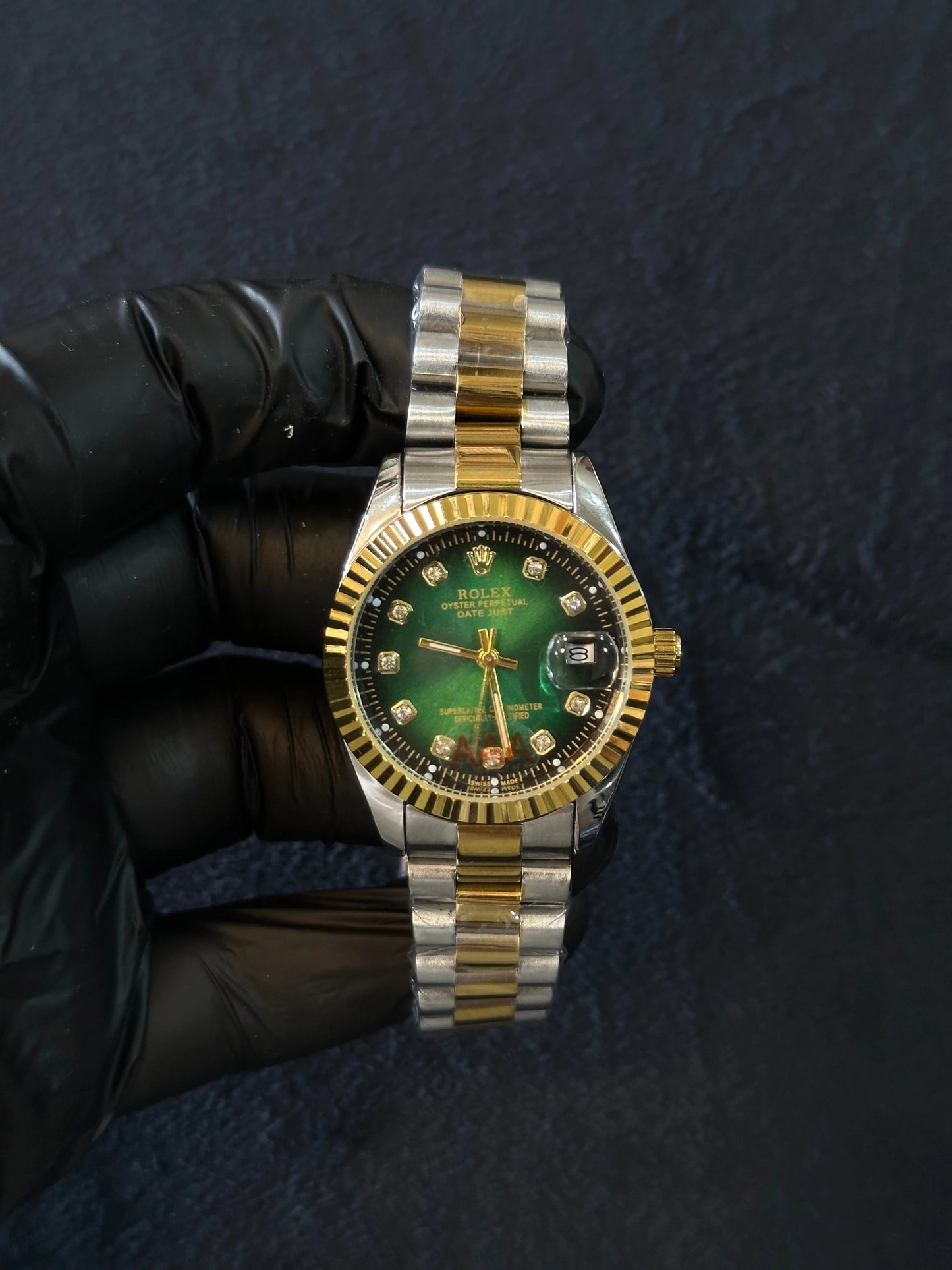 Rolex Date Just Diamond Dial – Oyster Strap