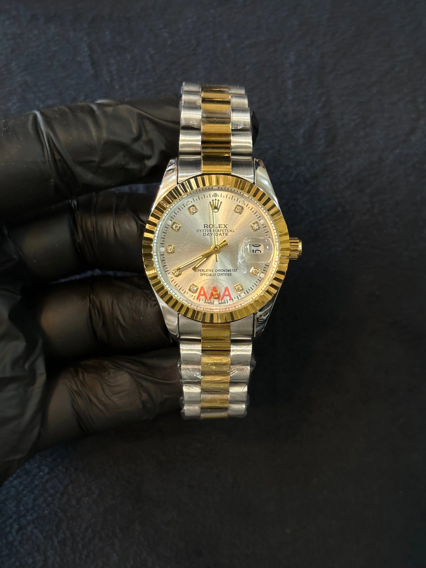 Rolex Date Just Diamond Dial – Oyster Strap