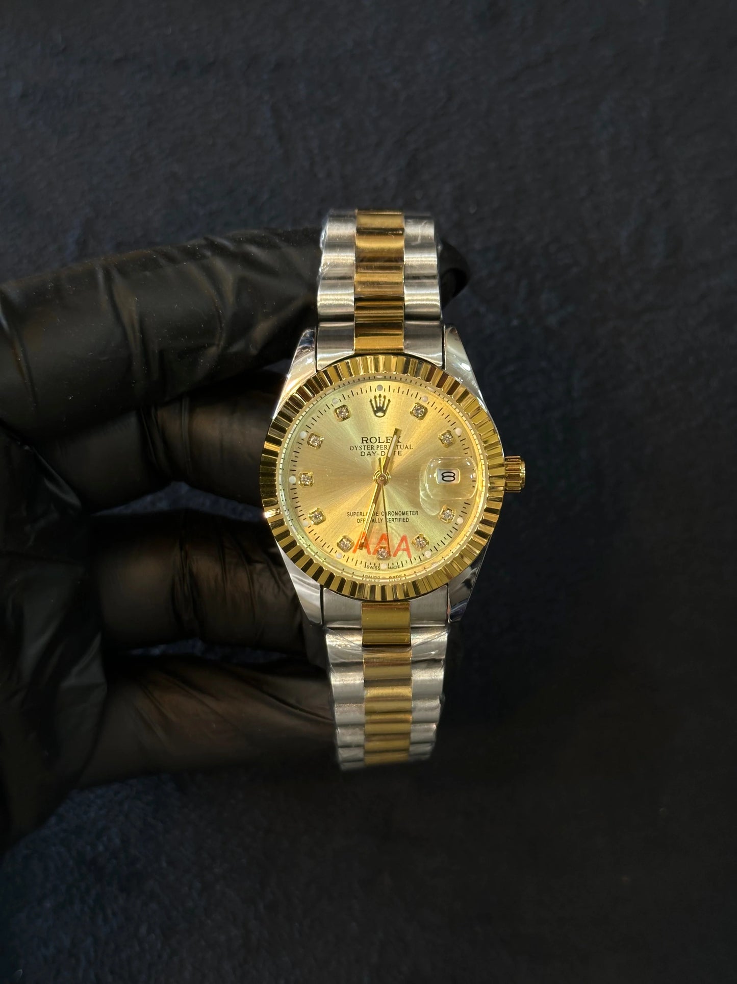 Rolex Date Just Diamond Dial – Oyster Strap