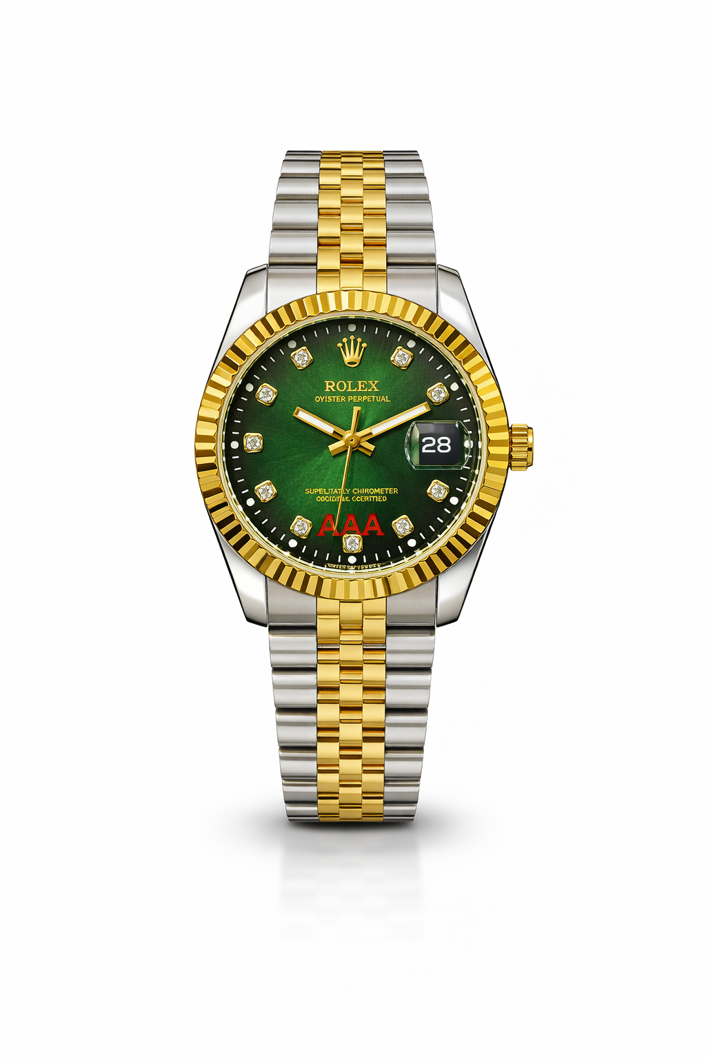 Rolex Date Just Diamond Dial – Oyster Strap