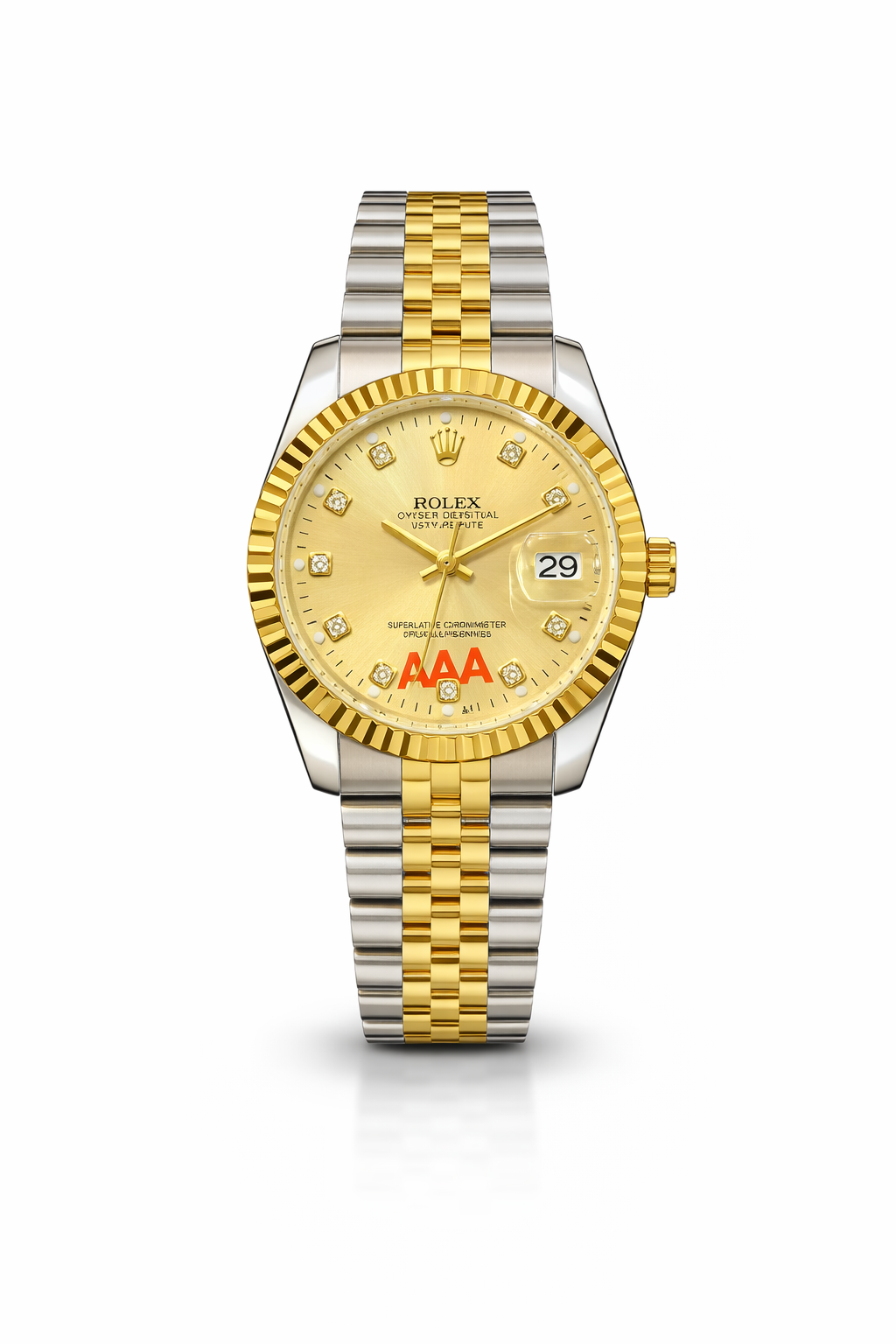 Rolex Date Just Diamond Dial – Oyster Strap