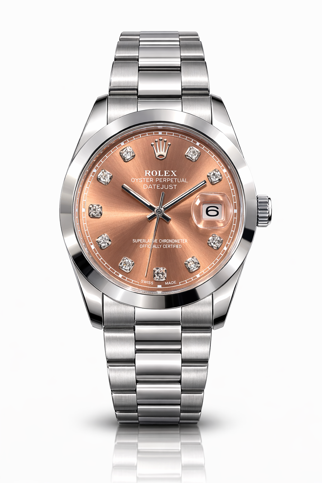 Rolex Date Just Diamond Dial – Oyster Strap
