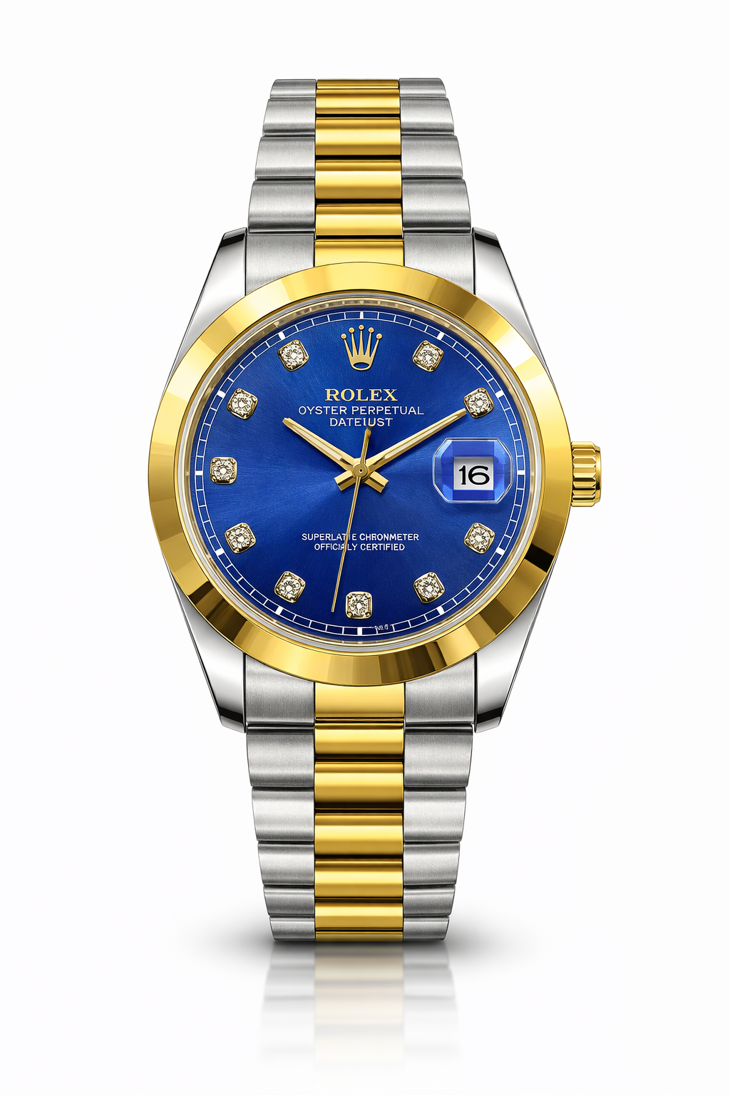 Rolex Date Just Diamond Dial – Oyster Strap