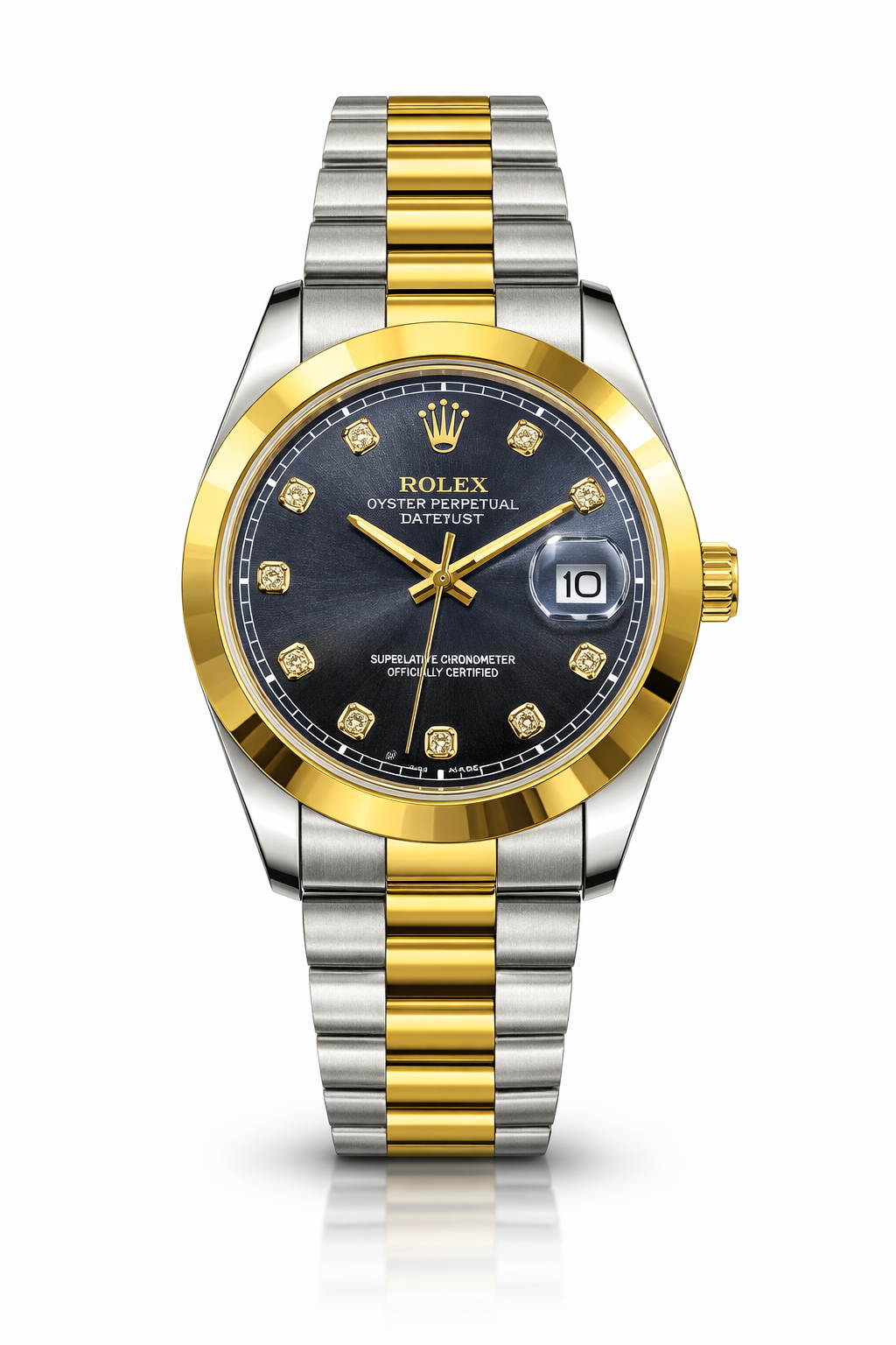 Rolex Date Just Diamond Dial – Oyster Strap