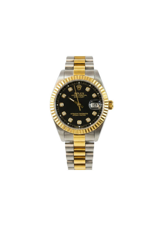 Rolex Date Just Diamond Dial – Oyster Strap